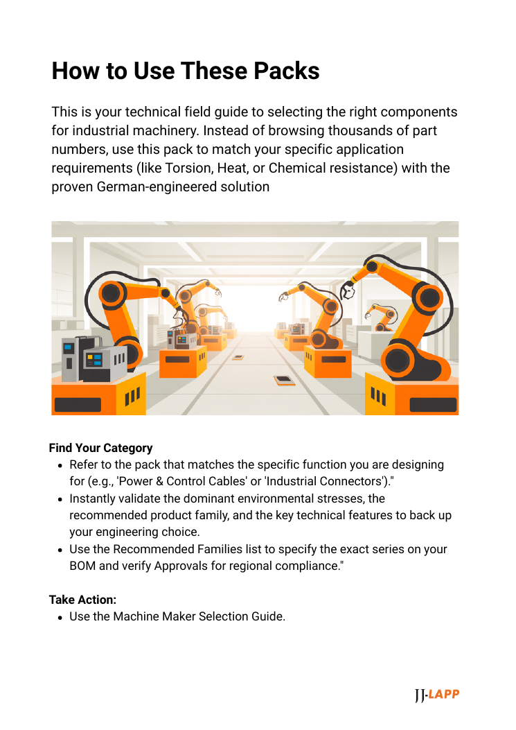 Sample page from the Machine Maker Engineering Spec Pack